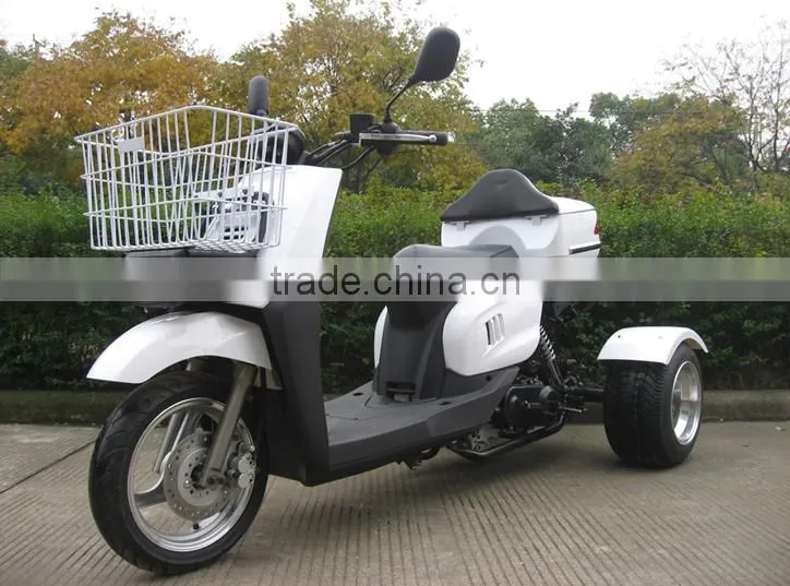 EPA 50cc Automatic 3wheels scooter,trike 50cc pizza scooter (TKM50E-3P)