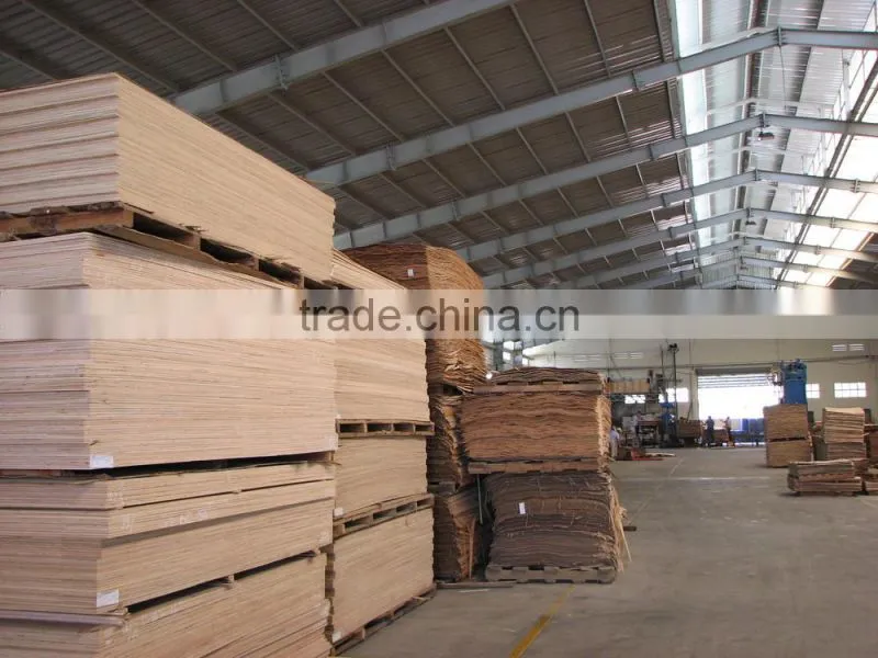 linyi Grade a b c sliced cut 0.28mm Red recon face veneer for india plywood