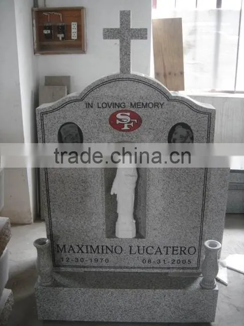 Natural funeral garden granite tombtone