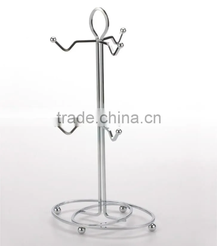 stainless steel hanging cup rack,kitchen cup holder