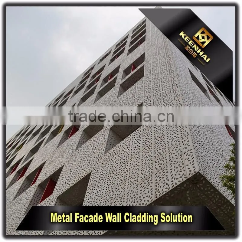 Facade Panel Laser Cutting Aluminium Decorative Wall Panel Outdoor