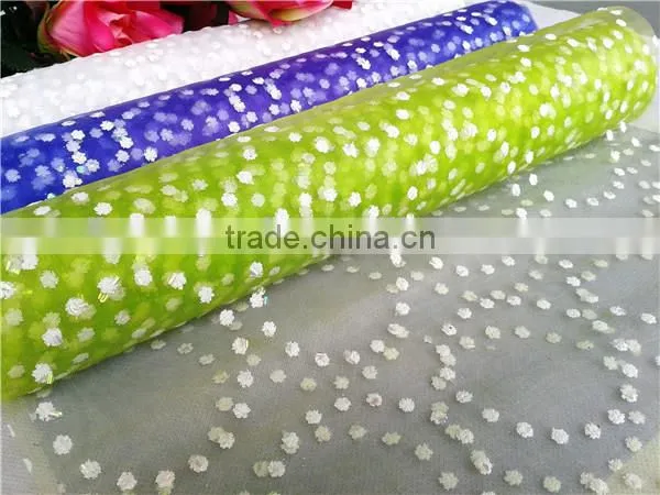 Organza christmas decorations and wedding decoration