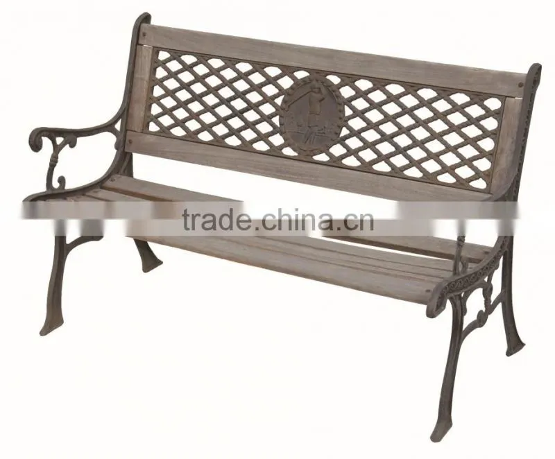 Trade Assurance garden Furniture outdoor bench ,antique cast iron bench