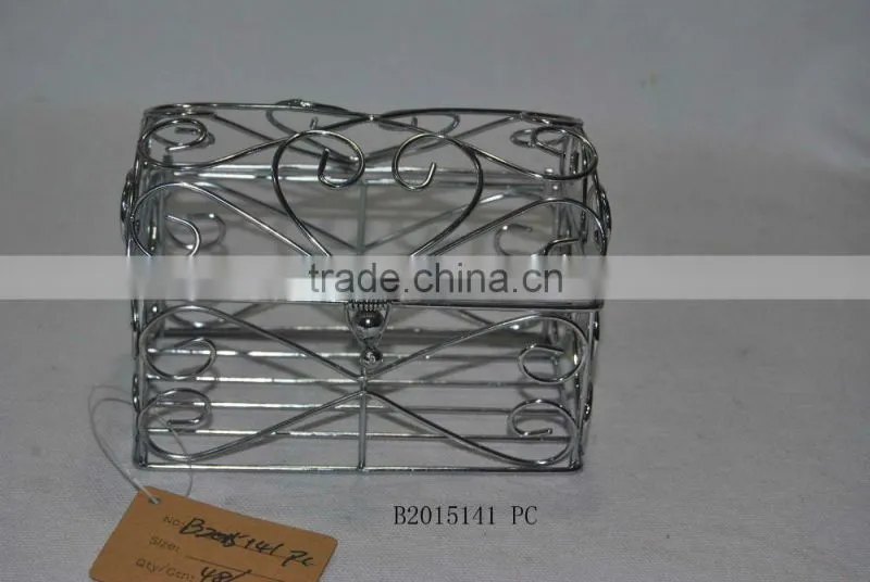 Rectangular Gold chrome basket