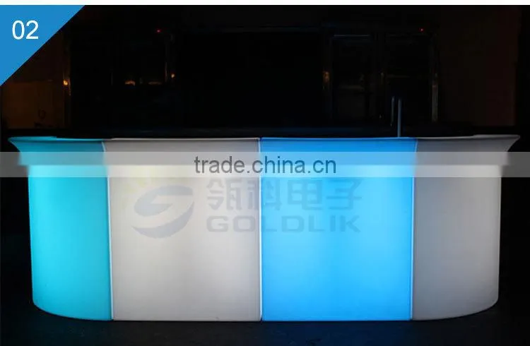Computer Control Fancy Bar Furniture LED Bar Counter Hot Sale