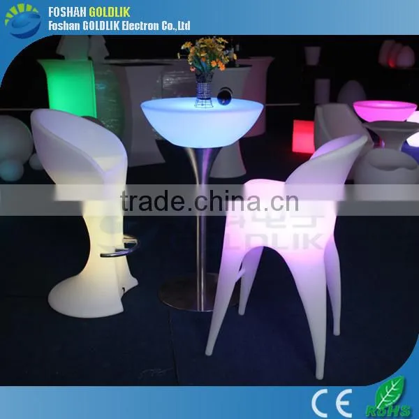 2014 Modern led coffee table/plastic furniture GKL-104SK