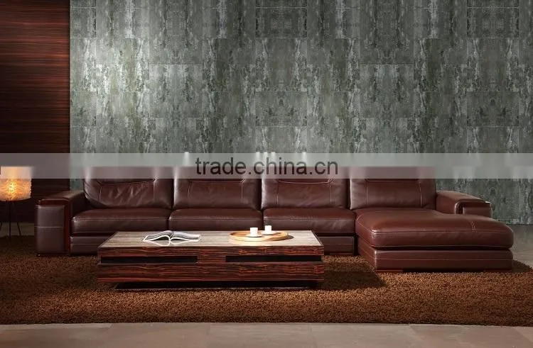 new design modern european lazy boy living room leather corner recliner sofa