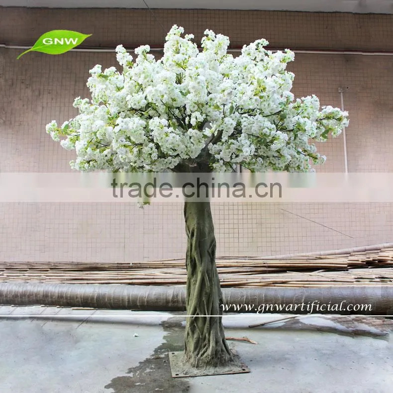 GNW BLS080 High large white artificial wisteria tree for party