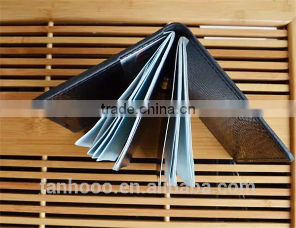 crocodile black leather passport hplder