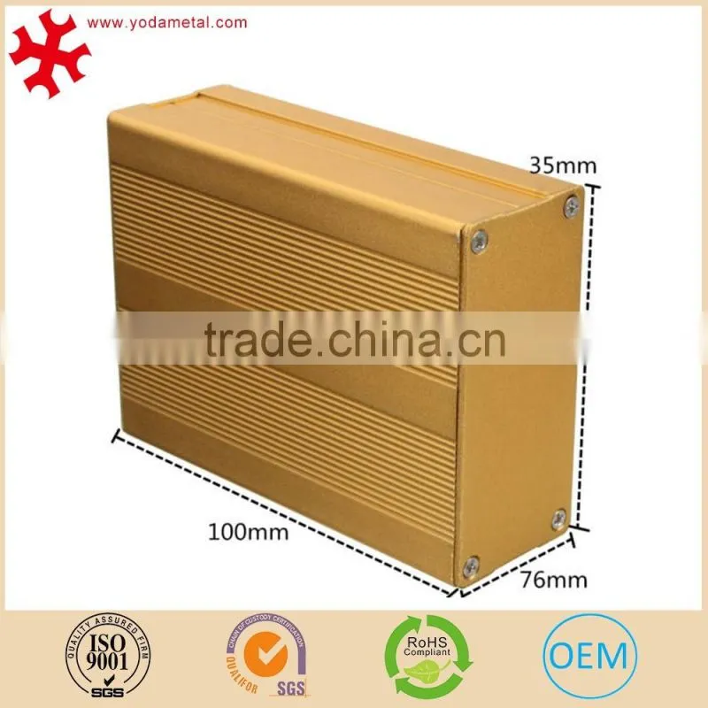 OEM outdoor waterproof extruded electronic aluminum enclosures