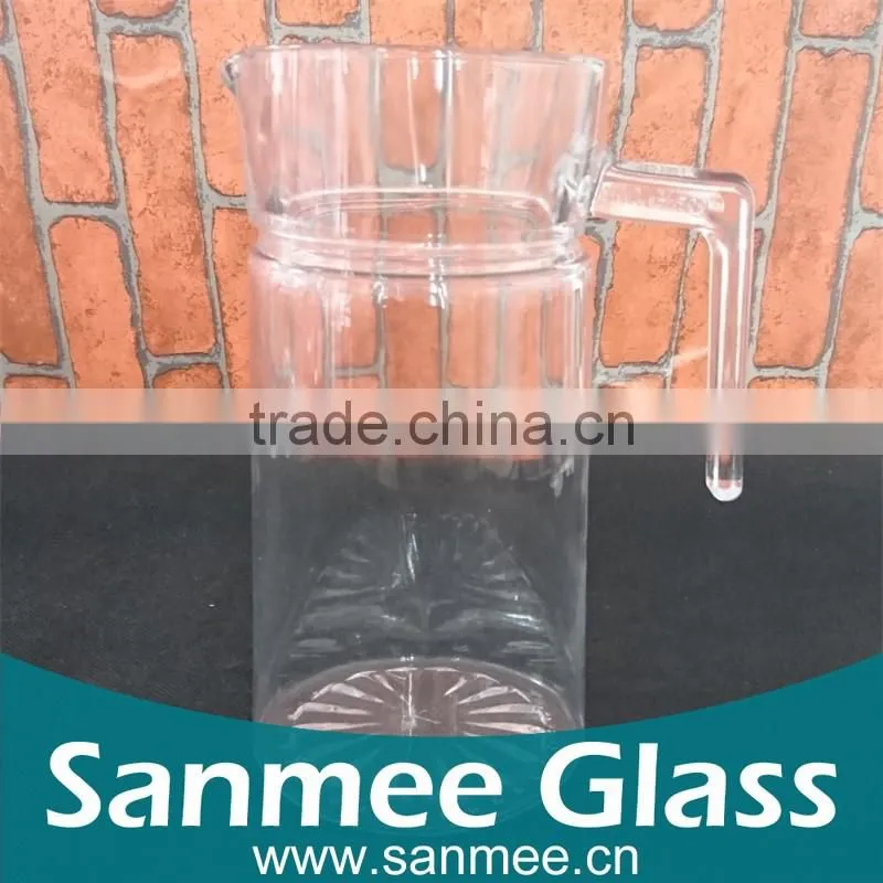 Good Price Clear Glass Water Jug With Side Handle for Wholesale