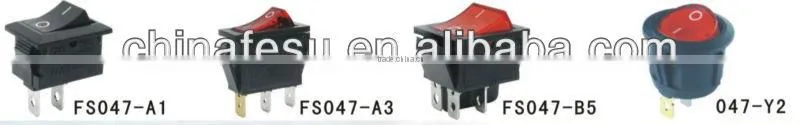 4 pin 6 pin dust-proof 3 position rocker switch