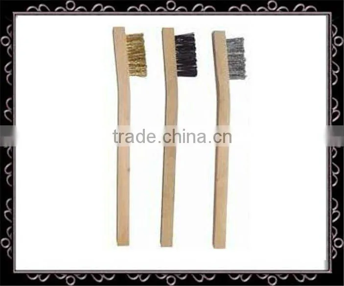 7" Mini Wire wood brush