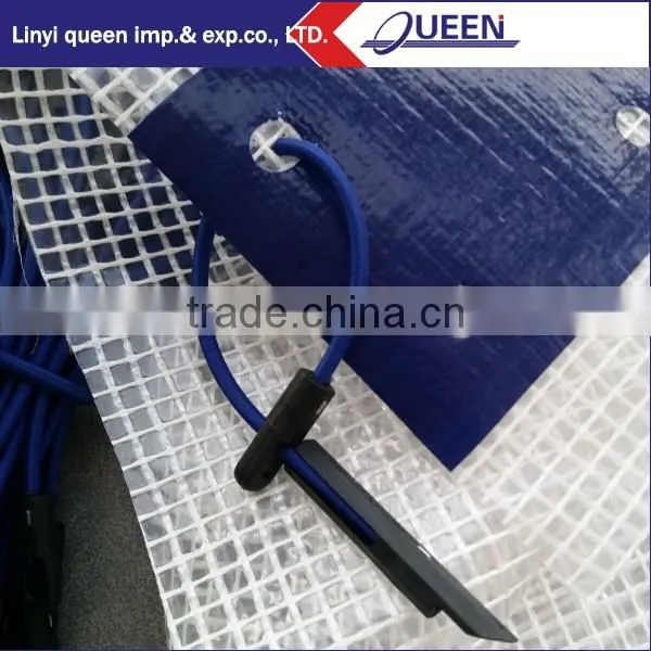 PE Leno Tarp Construction Plastic Reinforced Scaffold Sheeting for a clean construction site