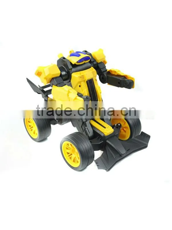 New Product 4 CH Radio Control Robot Car transform robot toy