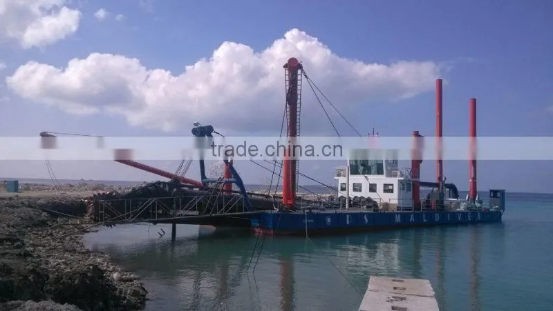 14 inch stock hydraulic cutter suction dredger