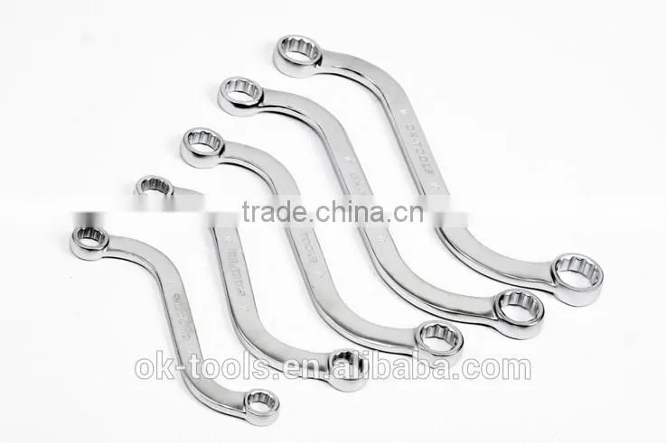 OK-Tools Wholesale Alibaba Supplier S-Type double end offerset ring sppanner set
