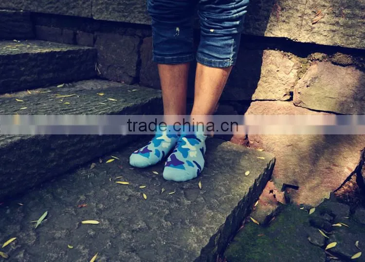 Top Sale Men's Boat Socks Camouflage Socks Customized Fashion Socks