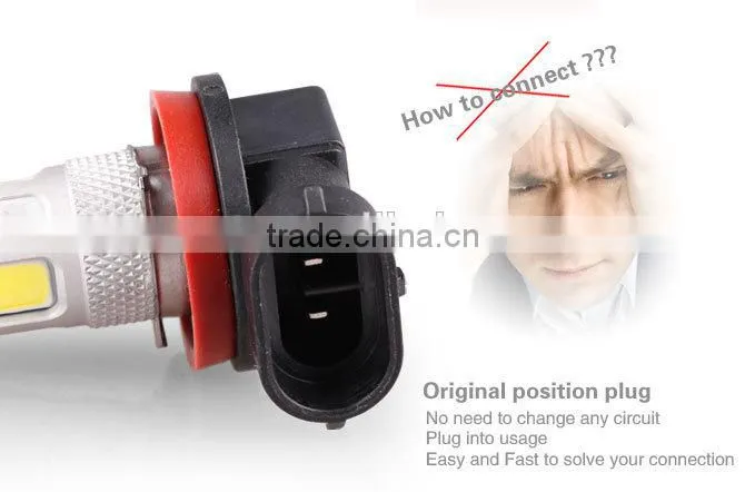 High Quality Car Led Foglight H11 H1 H3 H4 H7 H16 9005 High Power Led Foglamp for All Car Wholesale Price