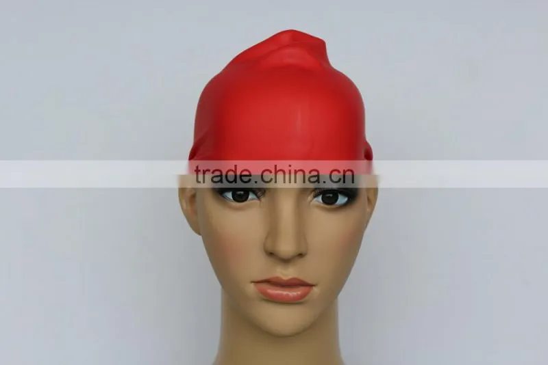 Summer Diving Promotional Swimming Cap,Customized Silicone Swim Cap with National Flag