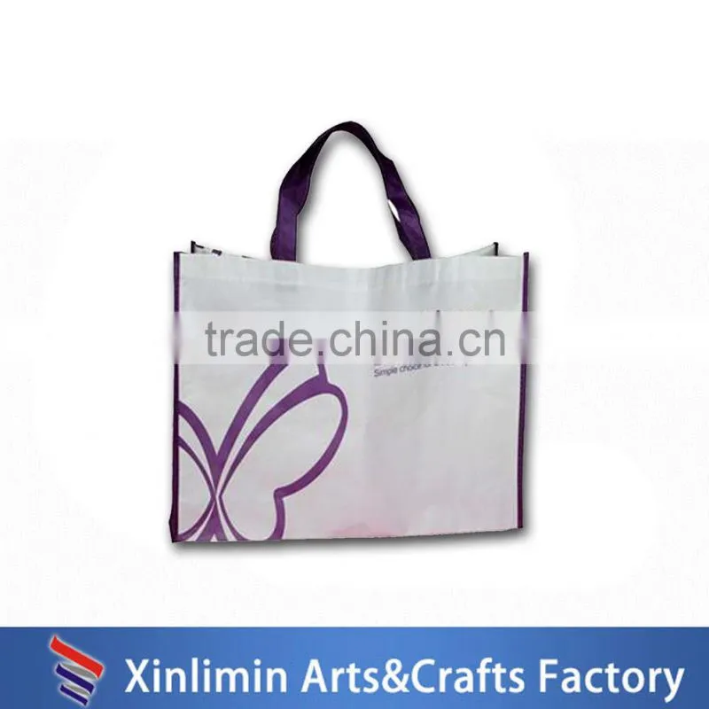 new high quality fashion custom fabric shopping bag