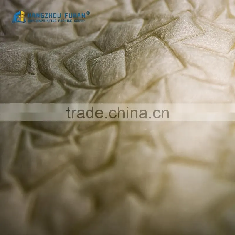 High grade beautiful embossing non-woven shopping bag