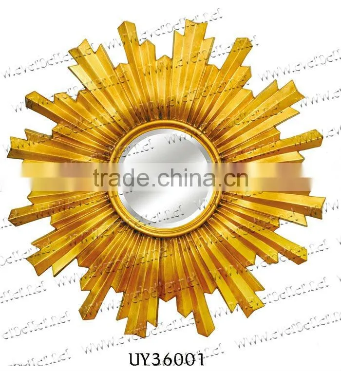 PU new arrival beautiful impressive classics decor wall mirror