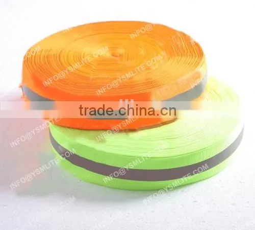 Hot-Selling high quality low price tpu coated webbing with reflective strip