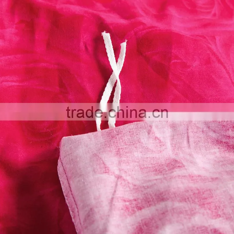 alibaba wholesale 100%cotton 4pcs beautiful bridal bedding set