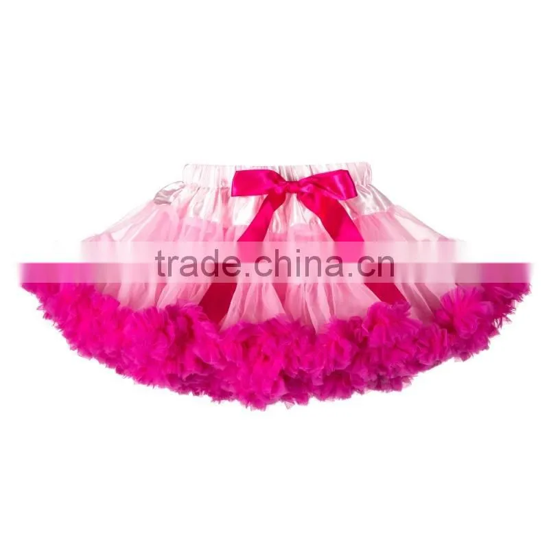 High quality wholesale kids skirt chiffon pettiskirt tutu
