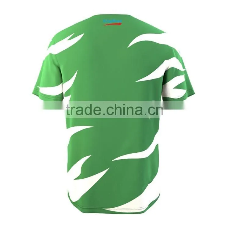 Good quality Sublimation print breathable t shirt for running