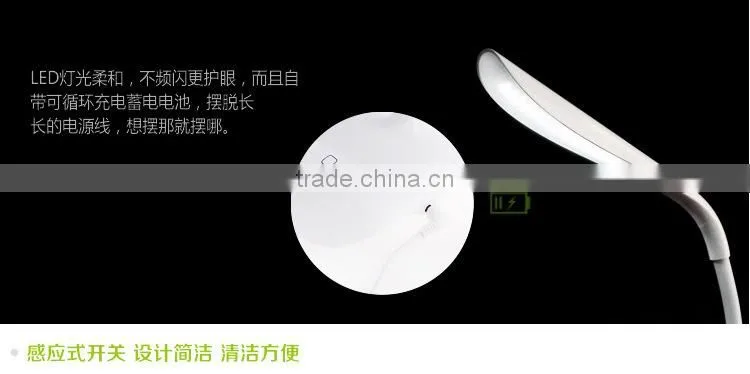 HOT LED Touch On/off Switch Desk Lamp Children Eye Protection Student Study Reading Dimmer Foldable Rechargeable Led Table Lamps
