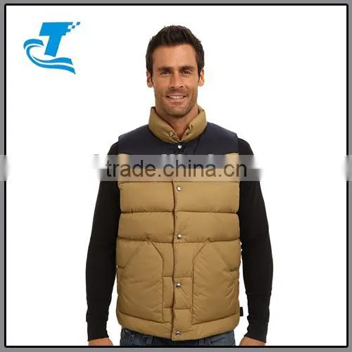Winter Outdoor Goose Down Mens Sleeveless Vest