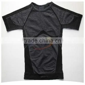 Multifunctional short long sleeve mens seamless wear