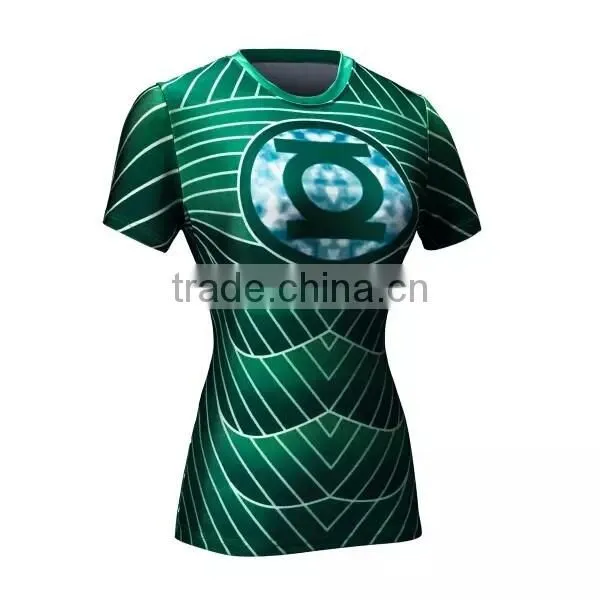 New designs mens/womens cotton t shirts superhero plain cotton t shirt