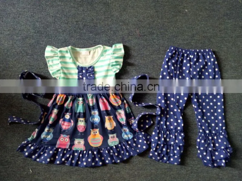 Girls boutique clothing baby elephant pearl dress outfit unique boutique clothing wholesale
