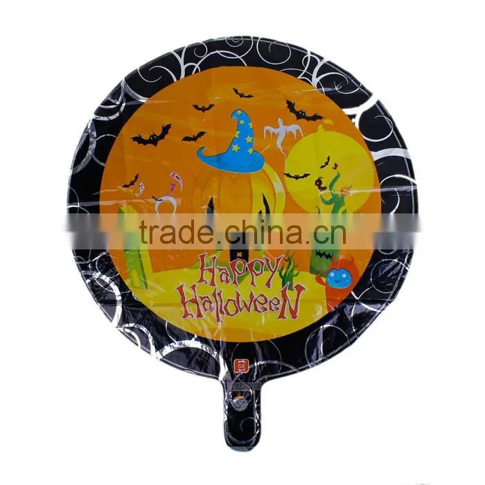 Aluminium Foil Balloon Pumpkin Black Orange Halloween Ghost Yiwu Balloons