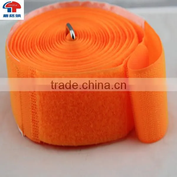High quality self-locking luggage hook and loop bundle belt