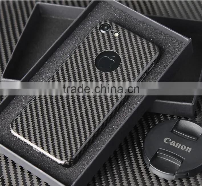 2017 Hot Luxury Real Carbon Fiber Phone Case For iPhone 6 7 plus Mobile Phone Covers