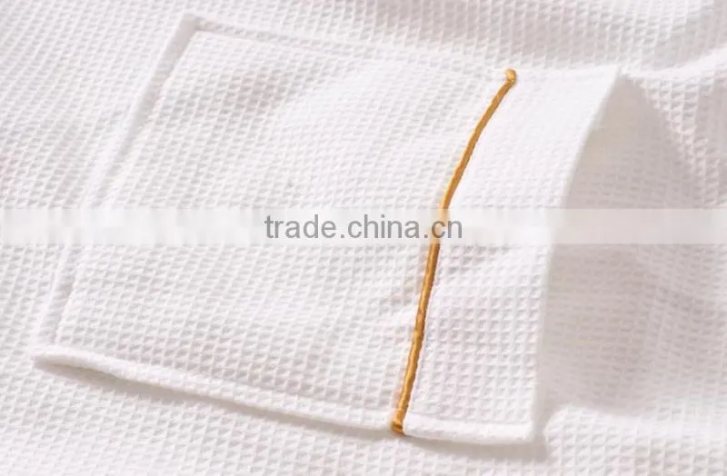 100% Cotton Wholesale Luxury Hotel Waffle Bathrobe For Men And Women