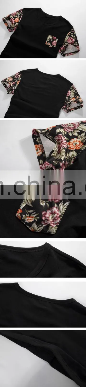 custom t shirt printing with flower sleeve