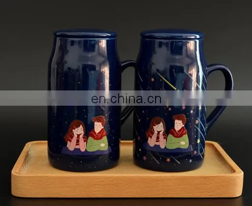 Factory supply custom made temperature color change cup ceramics cup for sale