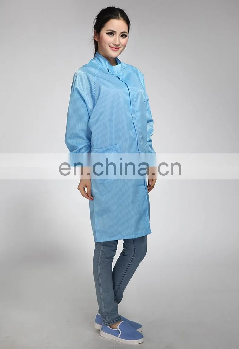 Youtong Textile white color Best price antistatic protective clothing ,cleanroom workwear