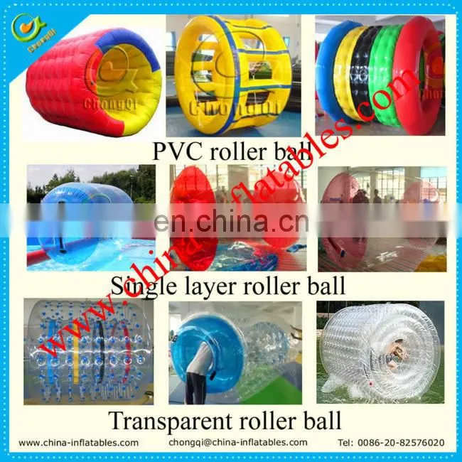 Colorful inflatable water roller ball price