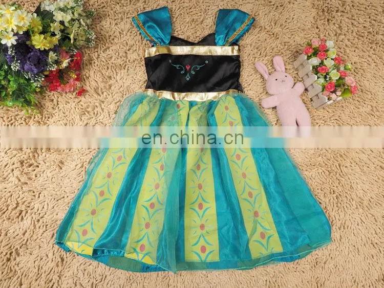 wholesale frozen princess anna elsa coronation dress KC-0026