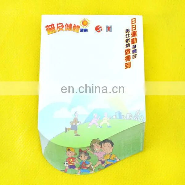 customized sticky memo note pads