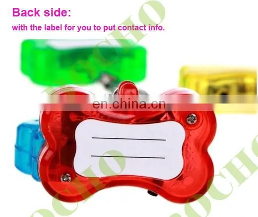 flashing ID tag for pet
