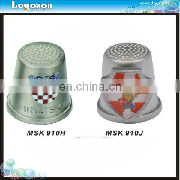custom collection denmark and brazil souvenirs metal sewing souvenir thimbles
