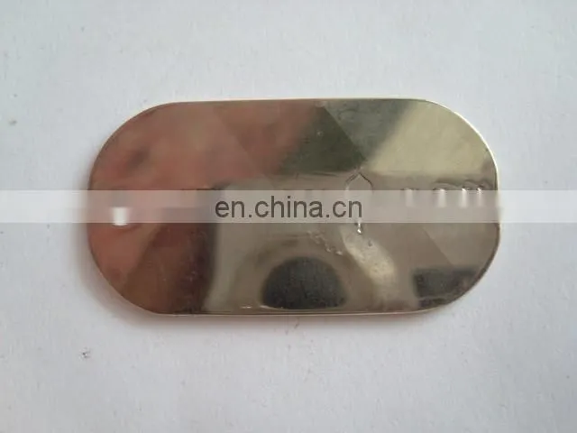 Custom Engraved Logo Metal Private Labels for Women Jeans