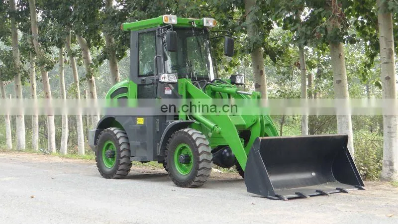 Mini Wheel Loader ZL10 loader with all attachments CE mini loader